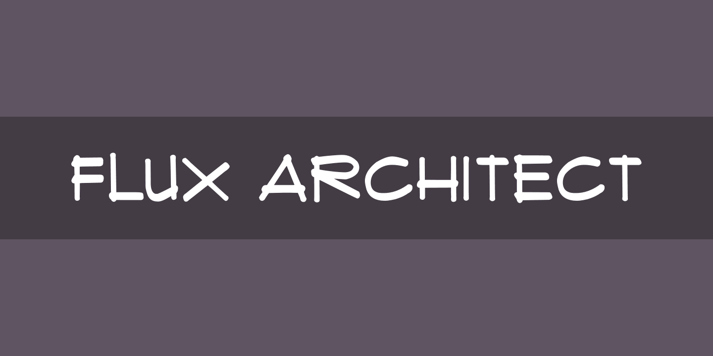 フォント Flux Architect